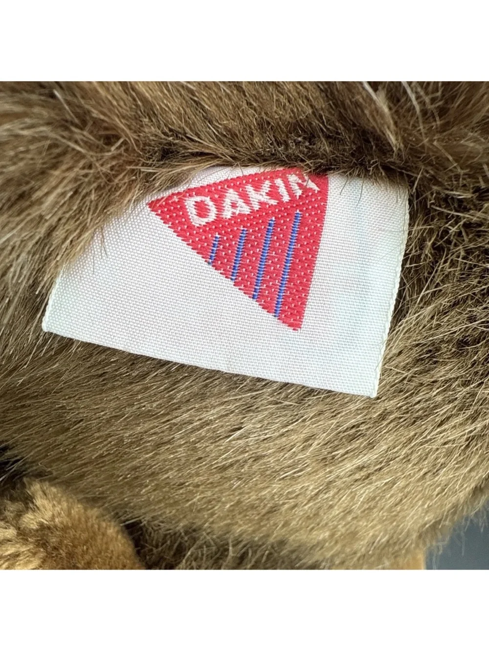 Dakin Plush Brown Monkey Toy with Banana - Soft Cuddly Stuffed Animal